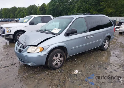 2006 Dodge Grand Caravan Sxt из США, поврежденный, VIN 2D4GP44L96R789238